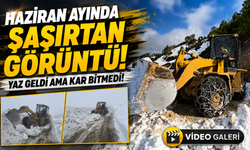 Rize’de Yayla Sezonu Karla Açıldı! 2400 Rakımlı Yol Ulaşıma Açıldı