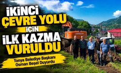 Tonya Belediye Başkanı Osman Beşel Duyurdu: İkinci Çevre Yolu İçin İlk Kazma Vuruldu