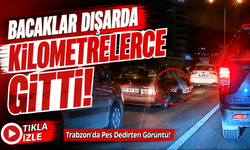 Trabzon'da Bunu Görenler Dönüp Bir Daha Baktı: Kilometrelerce Böyle Gittiler!