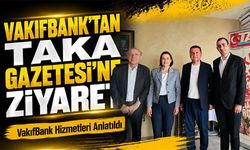 Vakıfbank Ortahisar Şube Müdürü Şükran Çebi, Taka Gazetesi’ni ziyaret etti