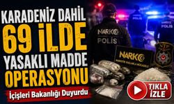 69 İllik Dev Operasyonda 1005 Gözaltı! Trabzon’da narkotik ablukası
