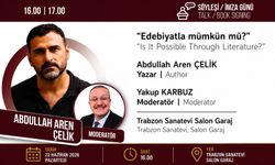 Abdullah Aren Çelik 16. Uluslararası Sanat Günleri’nde Trabzonlu Okurlarıyla Buluşacak