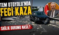 Hasan Turan’ın Bulunduğu Otomobil TEM’de Zincirleme Kazaya Karıştı
