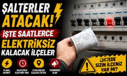 Trabzon'da Bu Bölgede Şalterler Atacak! İşte Saatlerce Elektriksiz Kalacak İlçeler