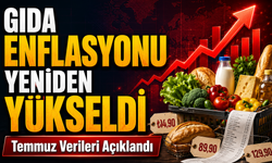 Gıda Enflasyonu Yeniden Yükseldi: Temmuz Verileri Açıklandı