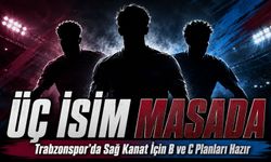 Trabzonspor’da Sağ Kanat İçin B ve C Planları Hazır, Üç İsim Masada