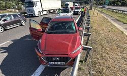 61 Plakalı Otomobil Bolu Dağı Tüneli'nde Kaza Yaptı! 2 Yaralı