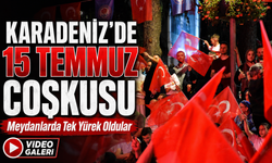 Trabzon ve Çevre İllerde 15 Temmuz’un 10. Yılında Meydanlar Doldu