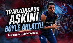 Trabzonspor'un Genç Yıldızı Thierry Karadeniz'den Duygulandıran Paylaşım! Fatih Tekke'ye Teşekkür Etti