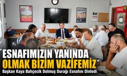 Başkan Kaya Bahçecik Dolmuş Durağı Esnafını Dinledi; “Esnafımızın Yanında Olmak Bizim Vazifemiz”
