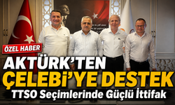 TTSO Seçimlerinde Güçlü İttifak: Aktürk’ten Çelebi’ye Destek