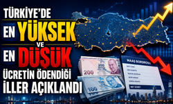 Türkiye’de En Yüksek ve En Düşük Ücretin Ödendiği İller Açıklandı