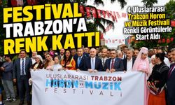 4. Uluslararası Trabzon Horon ve Müzik Festivali Renkli Görüntülerle Start Aldı