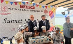 Giresun'da Vakıflar Genel Müdürlüğünce toplu sünnet şöleni düzenlendi