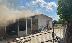 Müstakil evde çıkan yangın söndürüldü