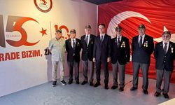 Samsun'da gaziler '15 Temmuz Demokrasi ve Milli Birlik Günü Anma Çadırı'nı ziyaret etti
