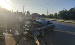 Samsun'da trafik kazasında 2 kişi yaralandı