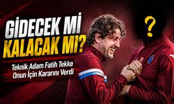 Trabzonspor'un Kaptanı Gidiyor Mu Kalıyor Mu?; Tekke Kararını Verdi!