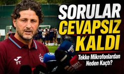 Trabzonspor Teknik Adamı Fatih Tekke Mikrofonlardan Neden Kaçtı? O Sözler Gündem Oldu