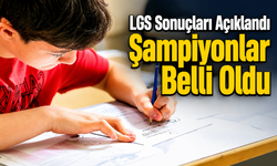 Son Dakika!; Lgs Sonuçları Açıklandı Öğrenmek İçin Tıklayın