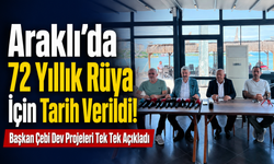 Araklı’da 72 Yıllık Rüya İçin Tarih Verildi! Başkan Çebi Dev Projeleri Tek Tek Açıkladı