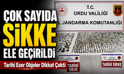 Ordu’da Çok Sayıda Sikke ve Tarihi Eser Obje Ele Geçirildi
