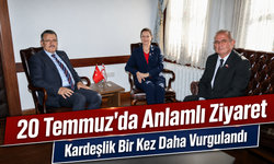 Kıbrıs Barış Harekatı’nın 52. yılında Başkan Genç’ten dikkat çeken ziyaret