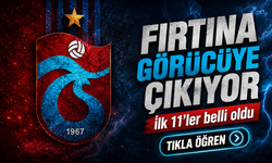 Trabzonspor İlk Sınavına Çıkıyor! Fatih Tekke'nin 11'i Belli Oldu