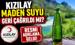Kızılay Maden Suyu Geri Çağrıldı mı? Kararın Kapsamı Belli