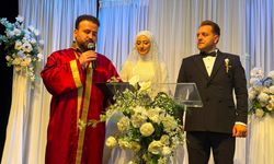 Hamamizade’de seçkin davetli topluluğu nikah şahidi oldu: Eroğlu ve Doğan ailelerinin mutlu günü