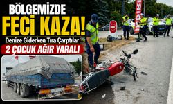 Denize Giderken Kaza Yaptılar: 2 Çocuk Ağır Yaralı