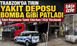 Trabzon’da Tırın Yakıt Deposunda Patlama: Bir Kişi Yaralandı