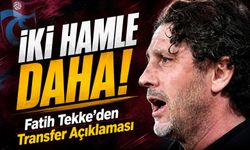 Trabzonspor Teknik Direktörü Fatih Tekke’den Transfer Açıklaması: "Son Bir İki Hamlemiz Daha Olacak"