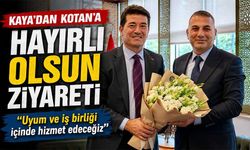 Başkan Ahmet Kaya’dan Ortahisar Kaymakamı Kotan’a Hayırlı Olsun Ziyareti