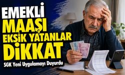 Emekli Maaşı Eksik Yatanlar Dikkat: SGK Yeni Uygulamayı Duyurdu