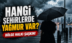 Meteoroloji'den gelen son dakika verileri, bölge halkını şaşırttı. Hangi Şehirlerde Yağmur Var?