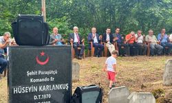 Şehit Hüseyin Karlankuş kabri başında dualarla anıldı