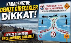 Karadeniz’de Denize Girecekler Dikkat! Valilikten Hayati Rip Akıntısı Uyarısı