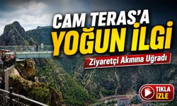 Torul Kalesi Cam Seyir Terası Yaz Sıcaklarında Ziyaretçilerin Yeni Kaçış Noktası Oldu