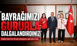 Ahmet Metin Genç’ten Şampiyon Sporculara Övgü: "bayrağımızı Gururla Dalgalandırdınız"
