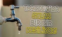 Trabzon’da Su Kesintisi Başlıyor: Hangi Mahallelerde Sular Ne Zaman Gelecek?