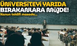 Üniversiteyi Yarıda Bırakanlara Öğrenci Affı Müjdesi: Kanun Teklifi Bugün Meclis’e Sunuluyor
