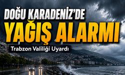 Trabzon Valiliği Uyardı: Doğu Karadeniz Kıyılarında Kuvvetli Yağış Bekleniyor
