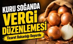 Ticaret Bakanlığı Duyurdu: Kuru Soğanda Vergi Düzenlemesi