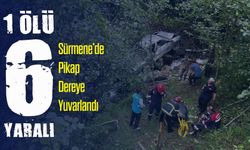 Sürmene’de Feci Kaza: Pikap Dereye Yuvarlandı, 1 Kişi Hayatını Kaybetti