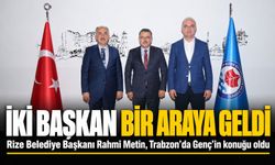 Rize Belediye Başkanı Rahmi Metin Trabzon’da Ahmet Metin Genç’i Ziyaret Etti