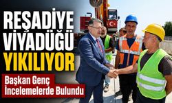 Reşadiye Viyadüğü Yıkılıyor: Başkan Genç Reşadiye Viyadüğü’nde İncelemelerde Bulundu