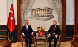 Vali Tahir Şahin Çin Büyükelçisi Jiang Xuebin’i Ağırladı