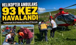 Yaylalardaki Acil Vakalar İçin Hava 61 Devrede; Helikopter Ambulans 93 Kez Havalandı