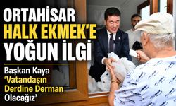 Ortahisar Halk Ekmek’e Yoğun İlgi; Başkan Kaya “Vatandaşın Derdine Derman Olacağız”